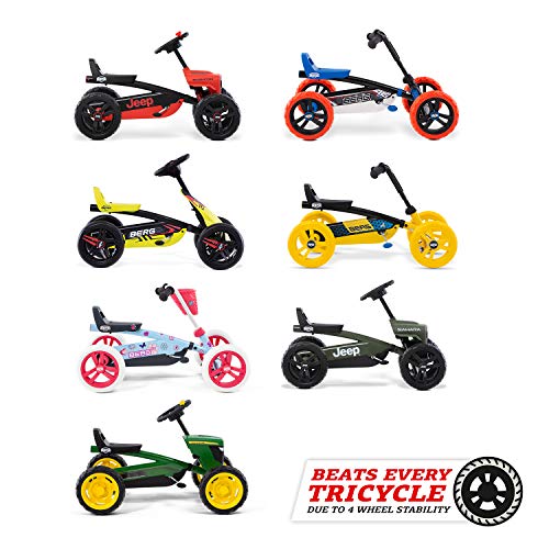 Berg Pedal Kart Buzzy Bloom Pedal Go Kart, Ride On Toys for Boys and