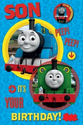 Thomas La Carte Tank Engine Fils Badge Anniversaire Uk Langue Amazon Fr Fournitures De Bureau