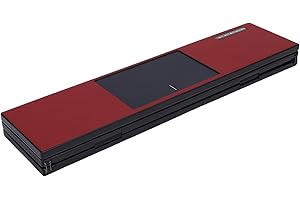 Asixxsix Foldable Keyboard with Touchpad, Tri Folding Portable Keyboard with Large Trackpad, Rechargeable Wireless Travel Key