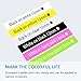Compatible TZe Tape 12mm 0.47 Replacement for Brother P-Touch Label Maker Tape 12mm 0.47 Laminated Black on White/Clear/Red/Yellow/Blue/Green Use for PT-H110 PT-D200 PT-D210 PTD220 6 Packs