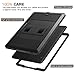 MoKo Tab S2 9.7 Case, [Heavy Duty] Shockproof Defender Full Body Rugged Hybrid Cover with Built-in Screen Protector for Samsung Galaxy Tab S2 9.7/S2 Plus 9.7 LTE Android 6.0/7.0 2017 Version, Black
