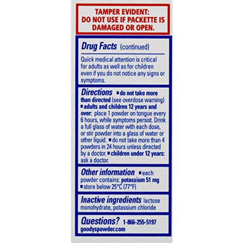 Goody's Extra Strength Powders | Fast Pain Relief | Aspirin & Caffeine | 50 Count