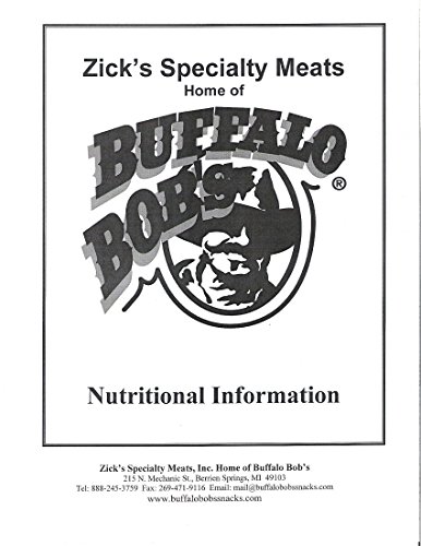 Buffalo Bob's Exotic Game Jerky & Meat Snacks - Best 20 Piece Variety Gift Pack