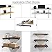 KINGSO 2PCS 9.8'' Industrial Black Iron Pipe Shelf Bracket Wall Mounted Floating Shelf Hanging Wall Hardware Steampunk Decor for Custom Shelf Plumbing Pipe Shelf Restoration Hardware Shelf (2PCS 9.8“)