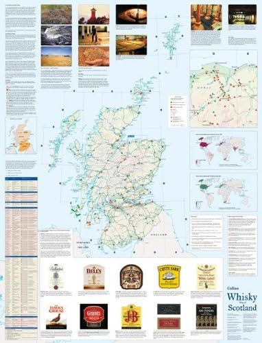 Whisky Map Of Scotland Collins Uk 8601300036694 Amazon Com Books