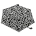 Totes Mini Umbrellas (Black & White) Marble Giraffe Print