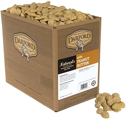Naturals Oven Baked Dog Treats with Peanut Butter, 12 lb