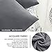 CHUN YI Decorative Throw Pillow Case Covers (Set of 2), Sofa Throw Pillow Cover with Smooth Zipper for Couch Wing Back Chair, Multiple Colors Soft Jacquard Square Pillowcase (Light Gray, 18