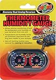 Zoo Med Economy Analog Dual Thermometer and Humidity Gauge