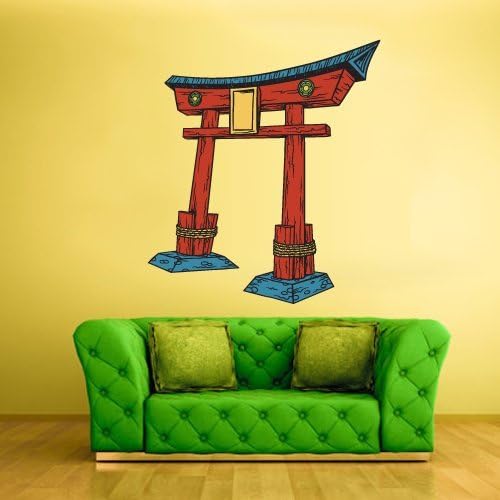 Fit You Full Color Wall Decal Mural Sticker Art Asian Japaneese Japan Torii Gates Ethnic (Col198)