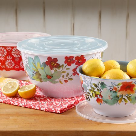 Click Here to See More Images Alex Marie Melamine Mixing Bowl Set with Lids