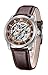 Kenneth Cole New York Men's Japanese Quartz Stainless Steel Case Leather Strap Brown,(Model:KC1745)