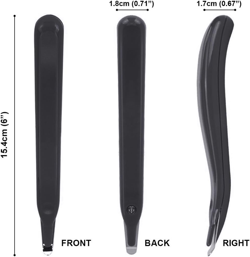 ZZTX 3 PCS Professional Magnetic Staple Remover Puller Rubberized Staples Remover Staple Removal Tool for School Office Home Black : Office Products