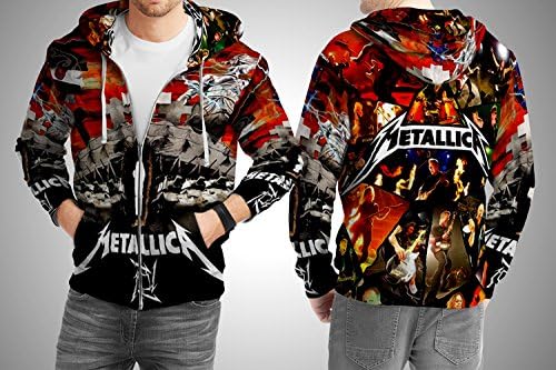 MAZESCAPE METALLICA: Thrash Metal Albums Custom Fullprint Sublimation Tshirt