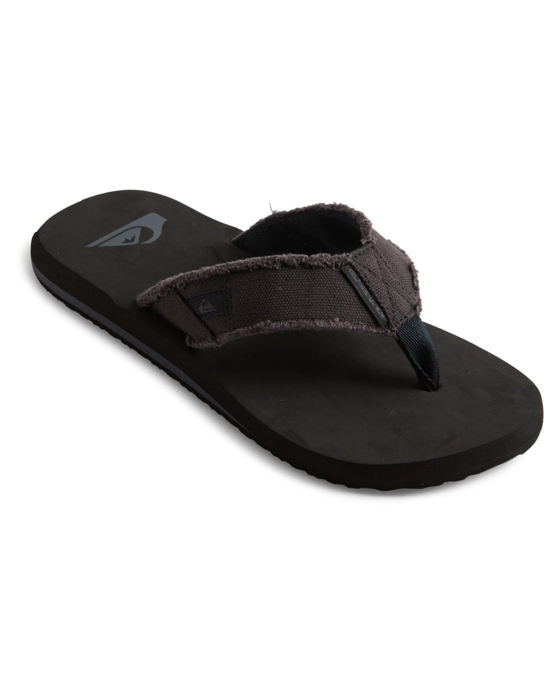 Quiksilver Men's Monkey Abyss Flip Flops, Black (Black/Black/Brown), 10 UK