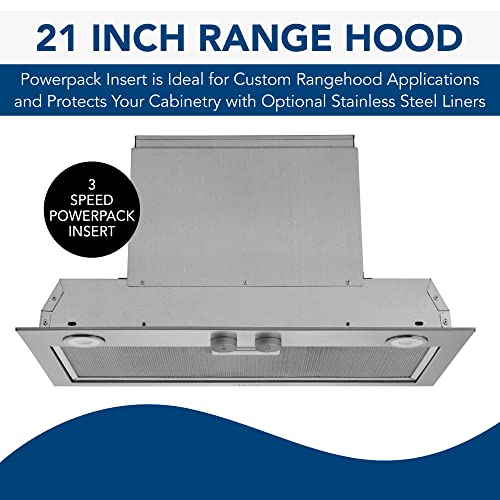 Broan NuTone PM400SS Custom Builtin 3Speed Power Pack Insert