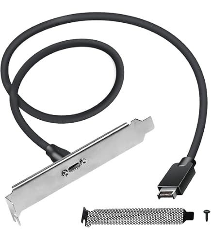 3X Motherboard USB2.0 9Pin to TYPE-C A-KEY Front Connector Converter USB3.2 TYPE-E Interface