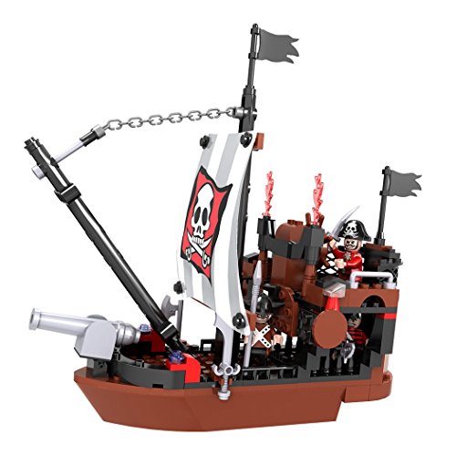 COGO Piratenschiff Bausteine Piratenschiff Spielzeug Bauspielzeug für Piraten Geschenk für Jungen und Mädchen… – Bild 5