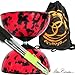 Harlequin Diabolos Set, Metal Diabolo Sticks, Diablo String & Firetoys Bag (4 Colour!)