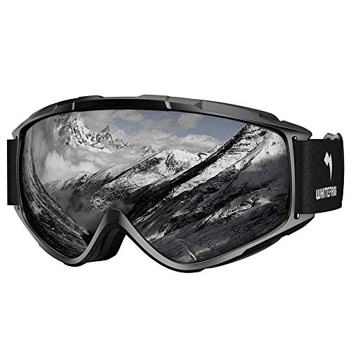 WhiteFang Ski Goggles, Over Glasses OTG Snow/Snowboard Goggles for Men