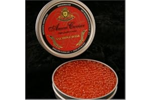 BEMKA.COM Salmon Caviar 4.5 oz - Ikura American Keta Sushi Grade