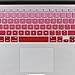 All-inside Red Ombre Color Keyboard Skin for MacBook Pro 13