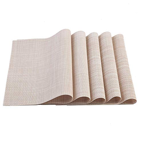 1 HQSILK+Placemats+Placemat+Resistant+Tablemats