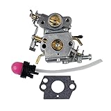 HIPA 545070601 Carburetor With Intake Gasket Primer Bulb For Poulan P3816 P4018 P4018WTL PP3416 PP3516 PP3516AVX PP4218AVX SM4218AVX SM4518AVX Gas Chainsaw