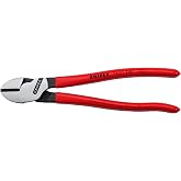 KNIPEX Tools 74 01 200 SBA 8-Inch High Leverage Diagonal Cutters | 8" High Leverage Diagonal Cutters - Heavy-Duty Chrome Vanadium Steel, Induction Hardened Blades