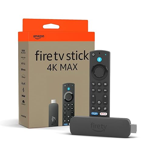 Amazon Fire TV Stick 4K Max (Newest gen), supports Wi-Fi 6E, Ambient Experience