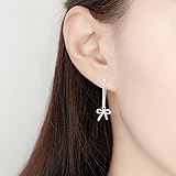 A&C Fashion Korean Version Alloy Geometric Shapes Earrings for Women. Unique Handmade Earrings Jewelry for Girl. (Silver Color)