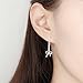 A&C Fashion Korean Version Alloy Geometric Shapes Earrings for Women. Unique Handmade Earrings Jewelry for Girl. (Silver Color)