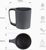 Lifeventure Ellipse Reusable 4-Piece Tableware Set Graphite view 7