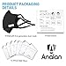 ANALAN Dust Mask Anti Air Pollution Mask Washable Reusable Mouth Masks for Allergies Smoke Pollen with 7Pcs Mask Filter