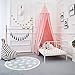ONMIER Girls Princess Bed Canopy, Canopy for Crib and Toddler Kids Bed, Hanging Game Tent for Kids, Mosquito Net Nursery Play Room Decor (Pink)