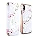 Ted Baker BREEK Mirror Folio Case for iPhone X/XS, Premium Folio Cover for Professional Women/Girls - Oriental Blossom