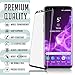 TAURI Screen Protector for Samsung Galaxy S9 Plus, [Alignment Frame] [Case Friendly] Tempered Glass Screen Protector - Black