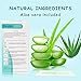 Wax Strips Hair Removal Wax Kit for Full Body Face Bikini 44 Count Double Sided +6 Post Wipes for Sensitive Skin