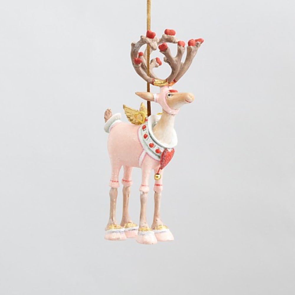 Collectibles Reindeer Patience Brewster Krinkles Mini Cupid Ornament Dash Away 08 30654