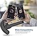 Bluetooth Headset Earpiece for Cell Phones - Wireless in Ear Piece Blue Tooth Head Set w/Mic, Compatible w/iPhone Samsung Cellphone, Hands-Free Noise Cancelling Headphones w/Microphone for Driving