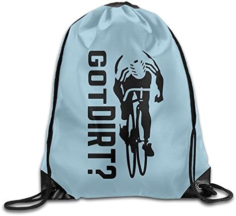 Yaurens Got Dirt Bike Motocross Racing Blue Drawstring Backpack Rucksack Gym Bag Travel Sports Bag