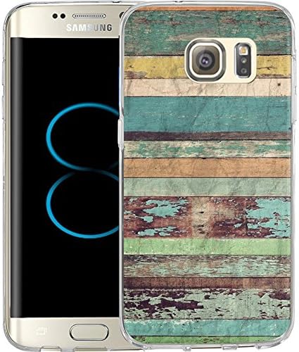 S8 Case Nostalgic Wood Design, LAACO Scratch Resistant TPU Gel Rubber Soft Skin Silicone Protective Case Cover for Samsung Galaxy S8