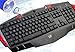 Redragon K501 PC Gaming Keyboard, 7 Color RGB LED Backlit, Full Size, Asura, Ergonomic Design with Macro Recording & Wrist Rest for Windows PC Gamers (Black)