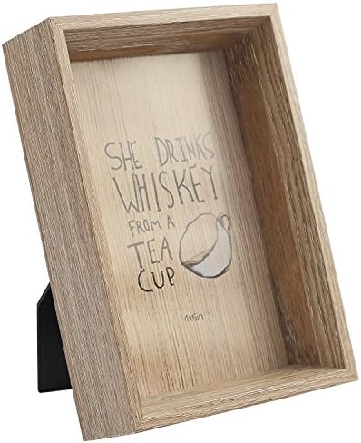 Eco in Deco Picture Frame 4x6 inch Color Gray Wood Shadow Box