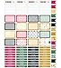 Glam It, planner stickers kit. 8 full size sheet of stickers. Sized for Erin Condren, but will work in most planners. Kiss cut on matte removable sticker sheets.