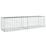 vidaxl Gabion Basket with Cover - Versatile Outdoor