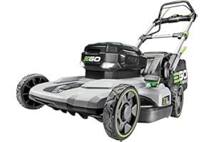 EGO Power+ LM2142SP 21-Inch 56-Volt Lithium-Ion Cordless Electric Dual-Port Walk Behind Self Propelled Lawn Mower with Two 5.0 Ah Batteries & Charger Included
