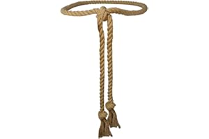 NONGFUGE Simple Cotton long Waist Rope Tie Belt Medieval Plus Size For Girl Women Dresses Pants with Tassels Braided Woven