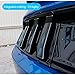 QHCP Smoked Black Tail Lamp Cover 6Pcs Tail Light Lamp Protector Decorate Shell Fit for Ford Mustang 2018 2019 2020
