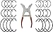 Fulton Woodworking Tools 608 Spring Miter Clamp Set By Peachtree Woodworking Pw608
